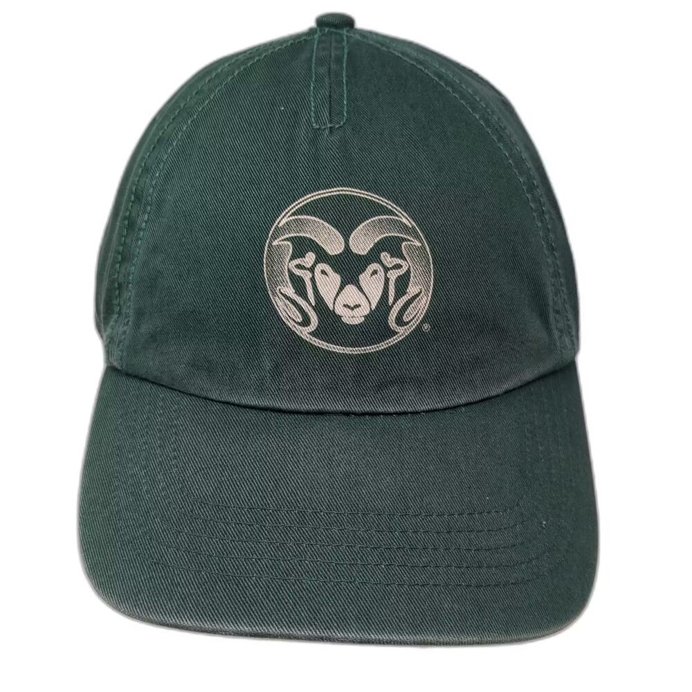 Twins Enterprise Colorado State Rams NCAA Green Slideback 5 Panel Hat Cap OS